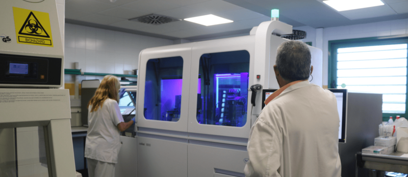 Imagen de archivo de unas pruebas de diagnóstico de viruela del mono / TA